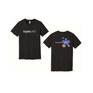 Bella + Canvas Black Short Sleeve EK12 Tshirt